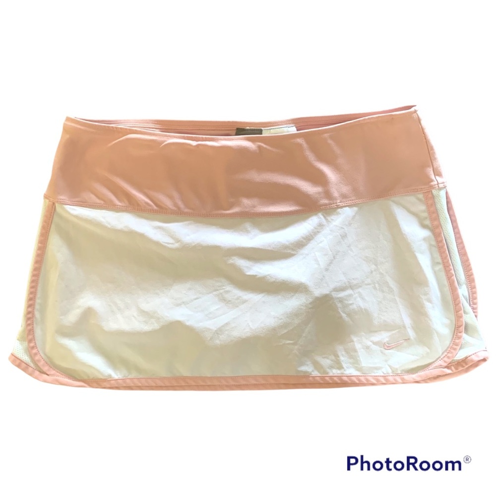 Nike White Dri Fit Tennis Skirt